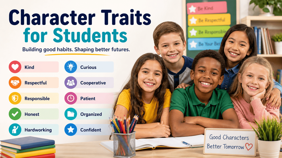 list of character traits for students